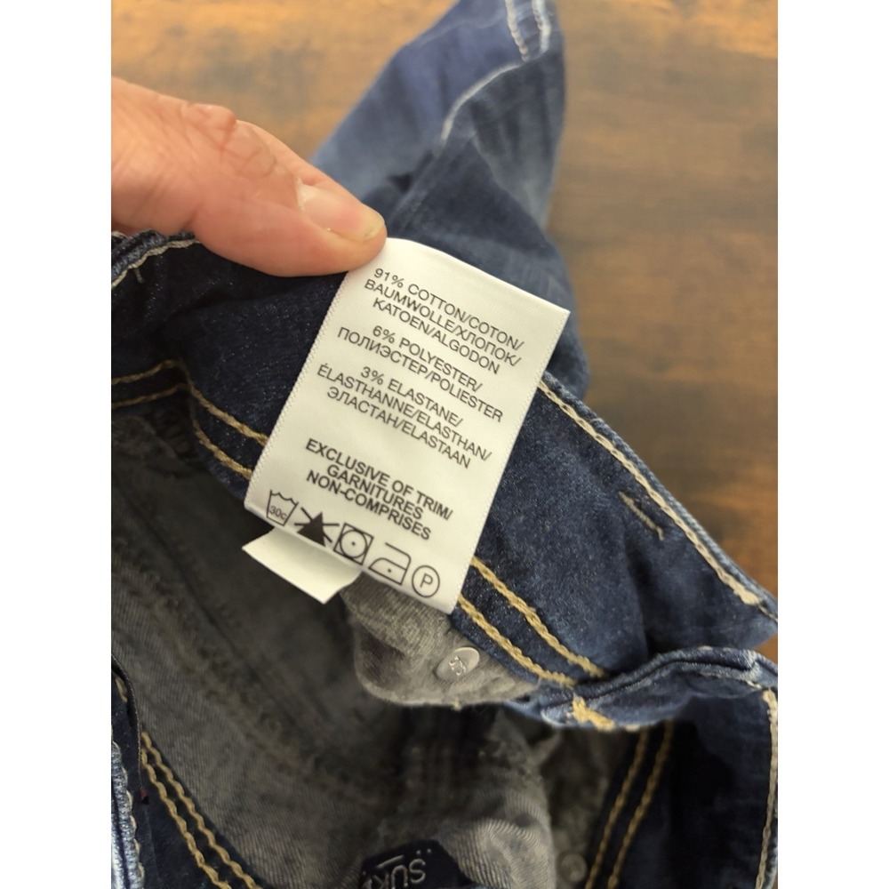 Silver Suki Stretch Shorts Blue Denim Jorts Size 28 (6" Inseam)‎ Womens - Picture 6 of 10